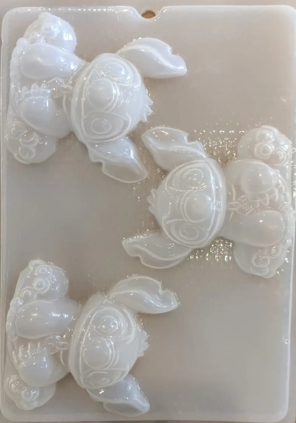  Molde para gelatina chico stitch 3cav 1