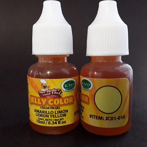  Jelly color 10 ml. Amarillo Limon