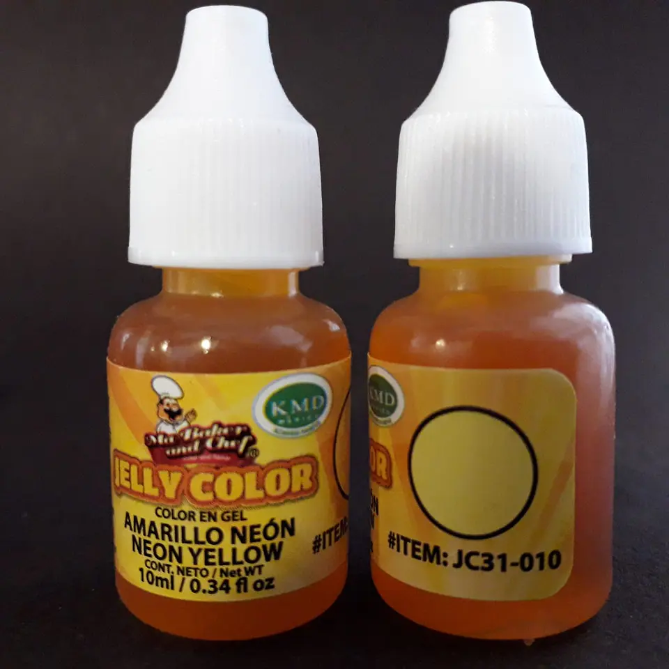  Jelly color 10 ml. Amarillo Neon 1