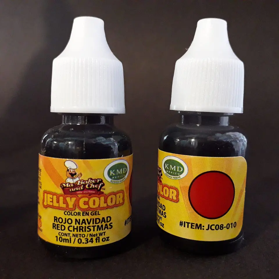  Jelly color 10 ml. Rojo Navidad 1