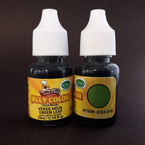  Jelly color 10 ml. Verde hoja