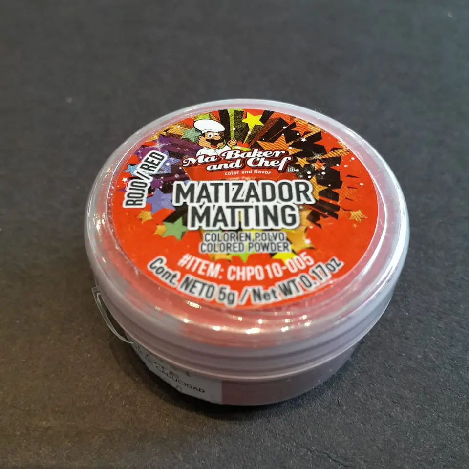  Matizador mate rojo 5gr 1