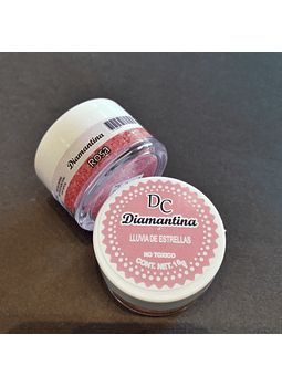 Diamantina Dulcycolor tarro de 10 gr rosa