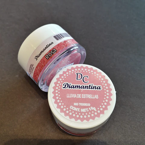  Diamantina Dulcycolor tarro de 10 gr rosa