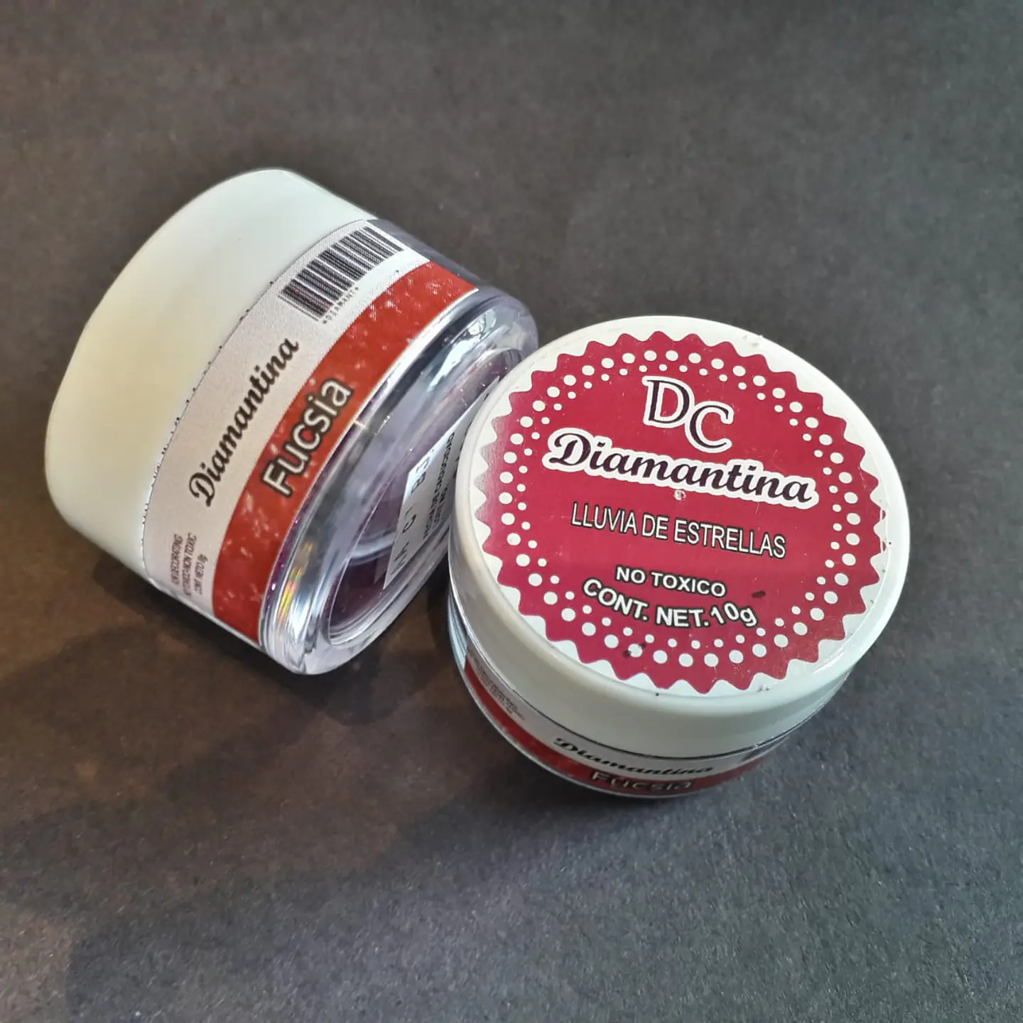  Diamantina Dulcycolor tarro de 10 gr fucsia 1