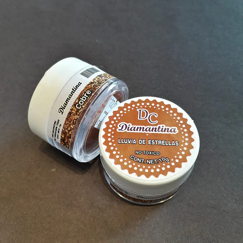  Diamantina Dulcycolor tarro de 10g cobre