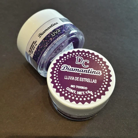  Diamantina Dulcycolor tarro de 10 gr uva