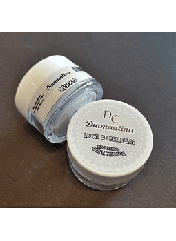 Diamantina Dulcycolor tarro de 10 gr blanco tornasol