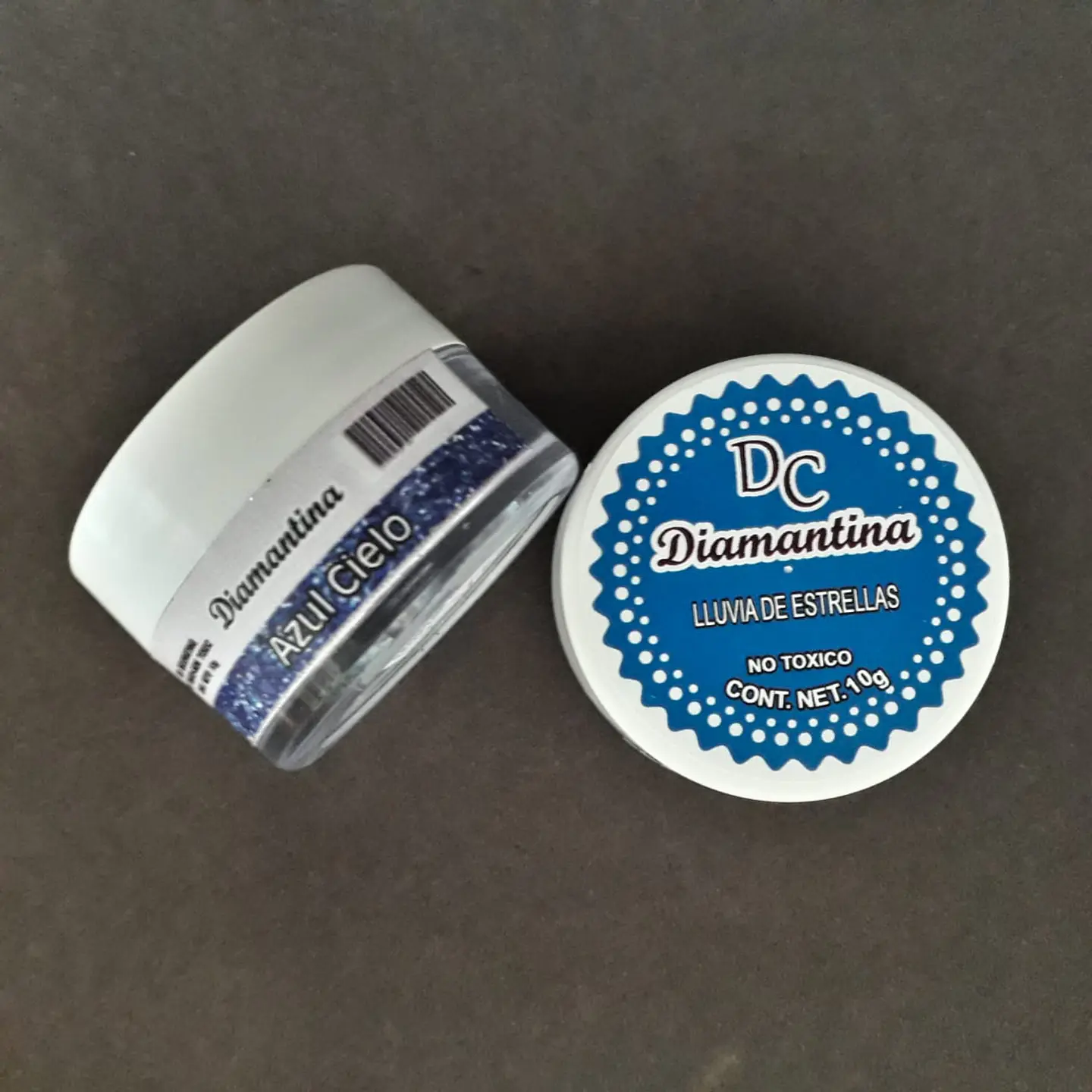  Diamantina Dulcycolor tarro de 10 gr azul cielo 1