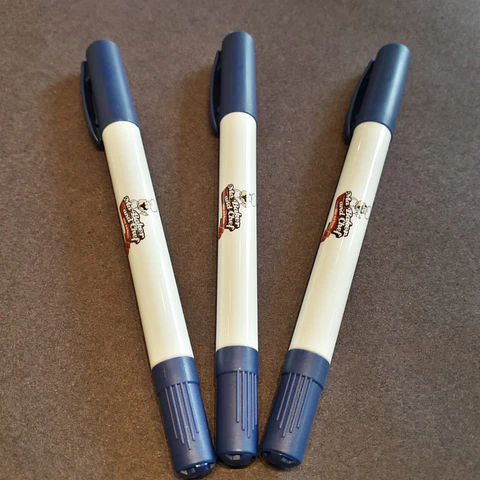  Plumon tinta comestible 2 puntas Azul marino