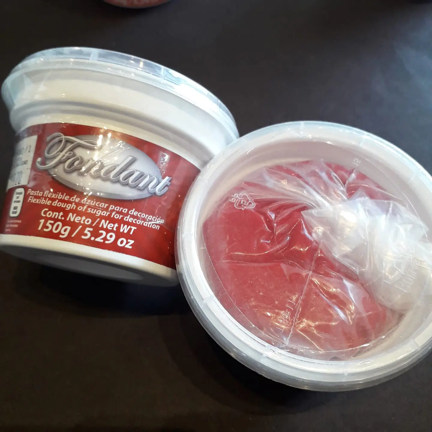  Fondant Natural 150 gr Rojo Navidad 1