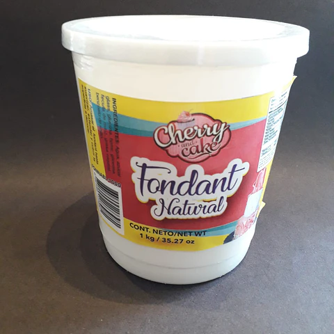  Fondant Natural blanco 1 Kilogramo