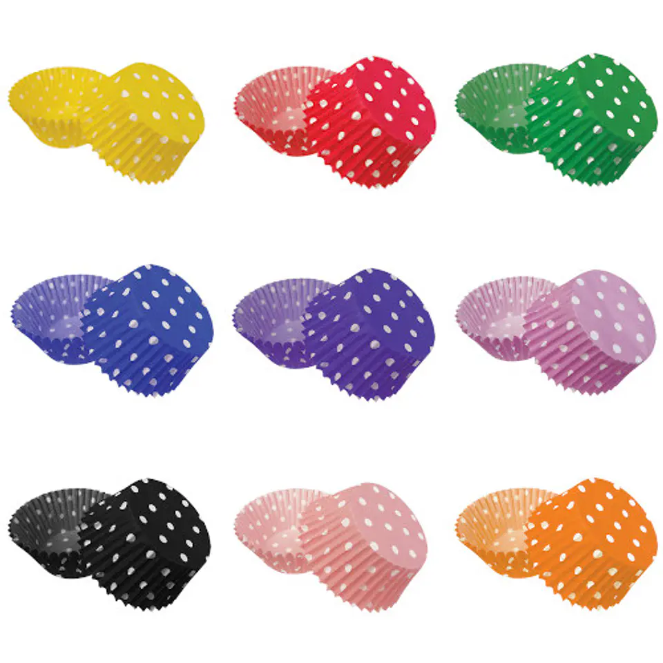  Capacillo polkadots negro 100Piezas   4 1