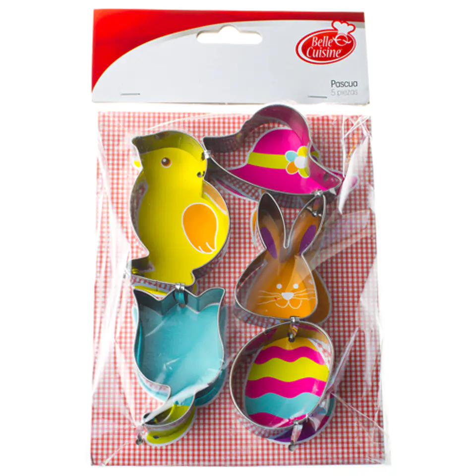  Jgo cortador galleta pascua 5 Piezaas 4-1165 1