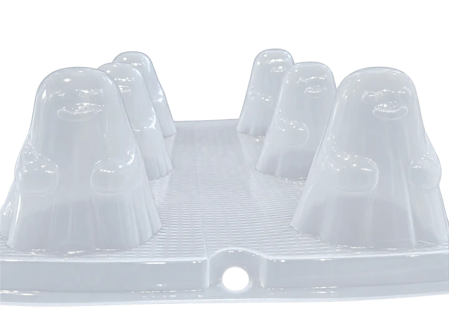GEL Molde chico fantasmas 6 cav 1