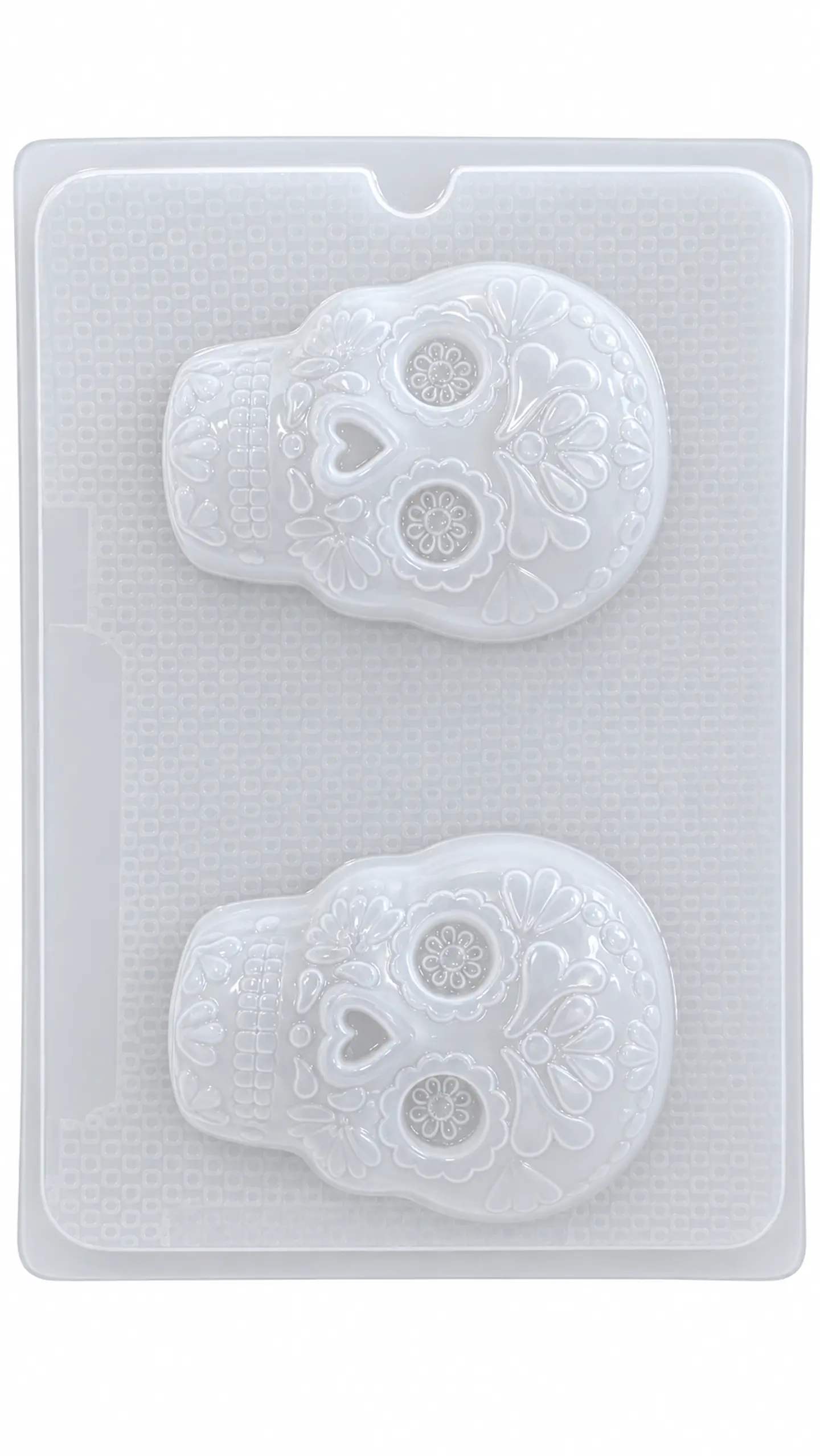 	GEL Molde chico calavera 2 cavidades 1