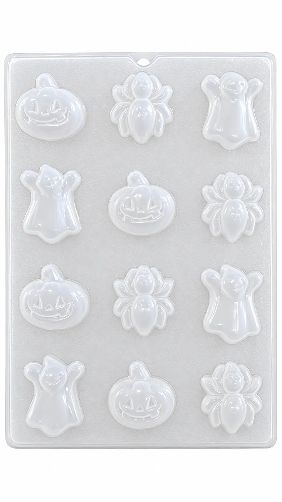 GEL Molde chico para gelatina calabaza araña fantasma 12 cav 1