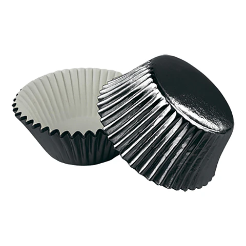  Capacillo mediano metalico negro 50 Pie