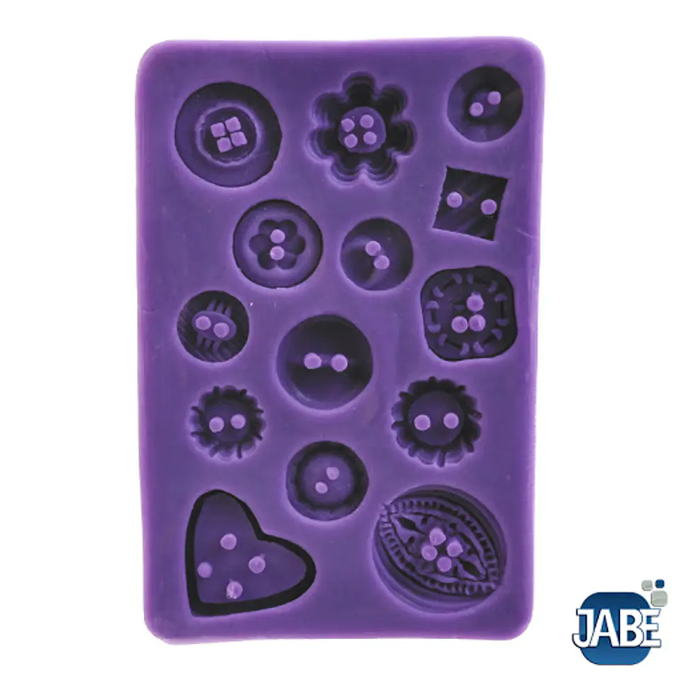  Molde de silicon botones KC37071 1