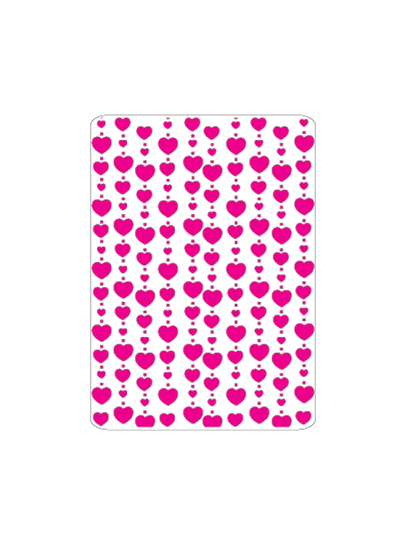 Estencil Lluvia De Corazones S157