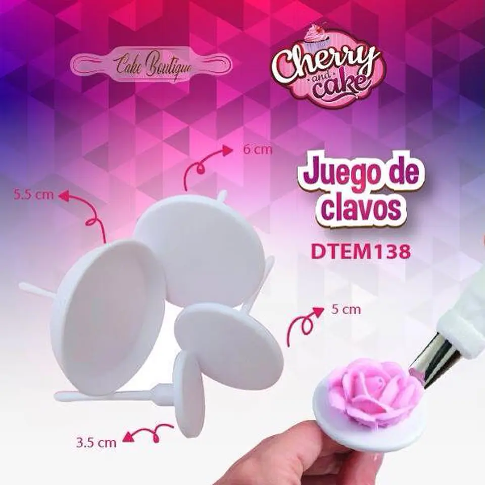  Juego de clavos para reposteria DTEM138 1