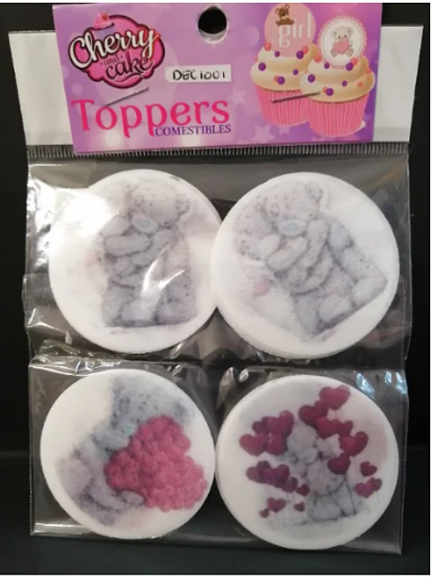 Topper comestible Osos