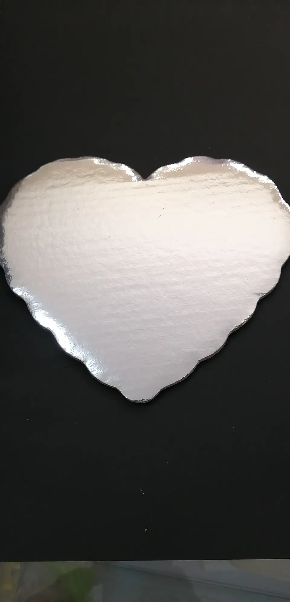  Base plata corazon 22 cm  BPC22 1