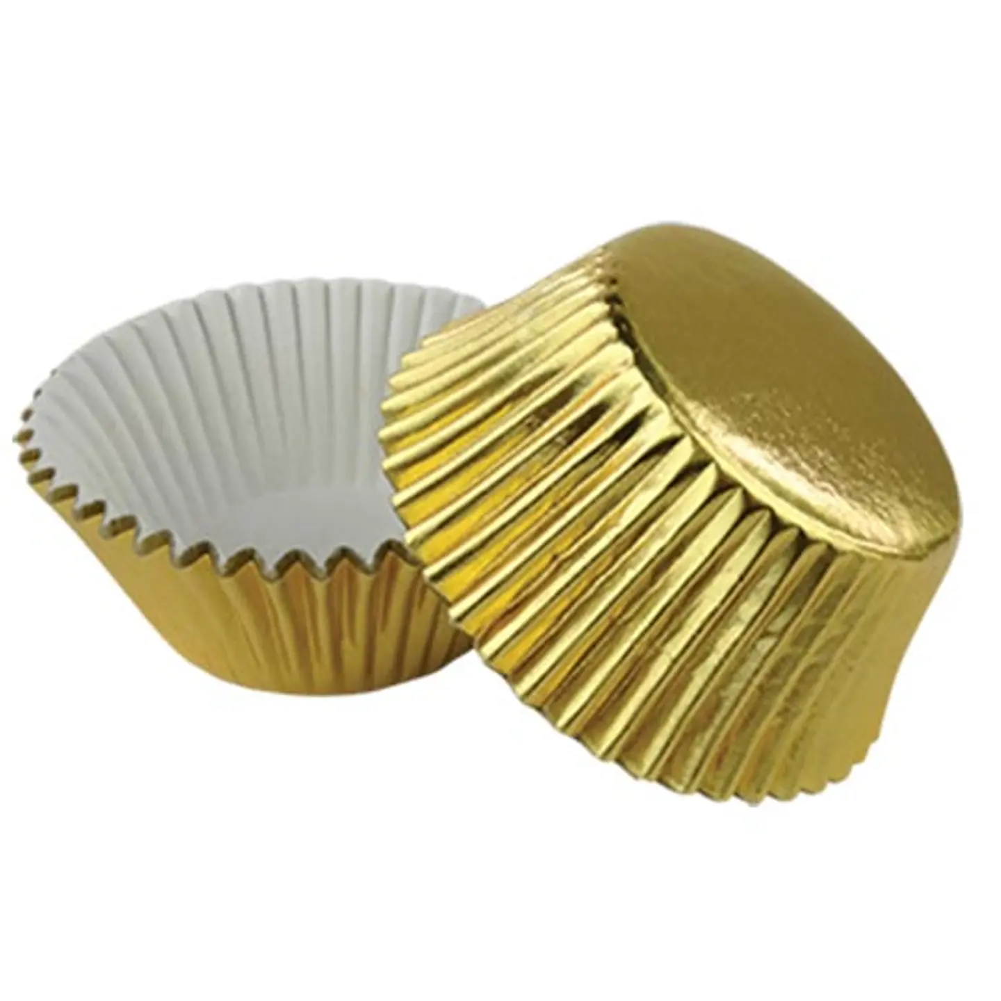  Capacillo dorado metalico 50 Pieza  4-2 1