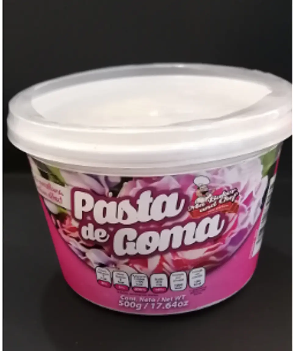  Pasta de goma 500 gr. 1