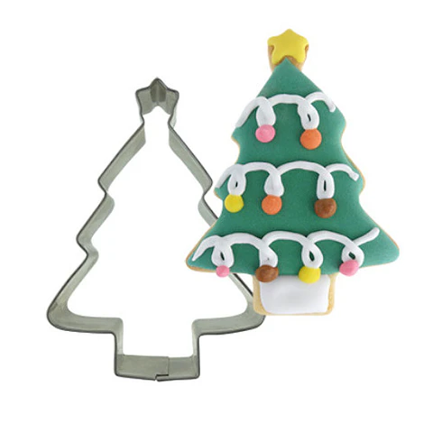  Cortador pino navidad estrella 7cm 4-24