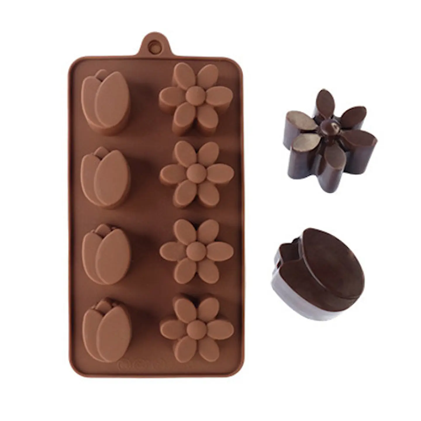  Molde sili brown margarita/tulipan 5-5265 1