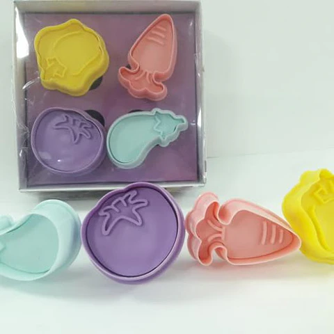  Cortador de plastico p fondant vegetales KC37166