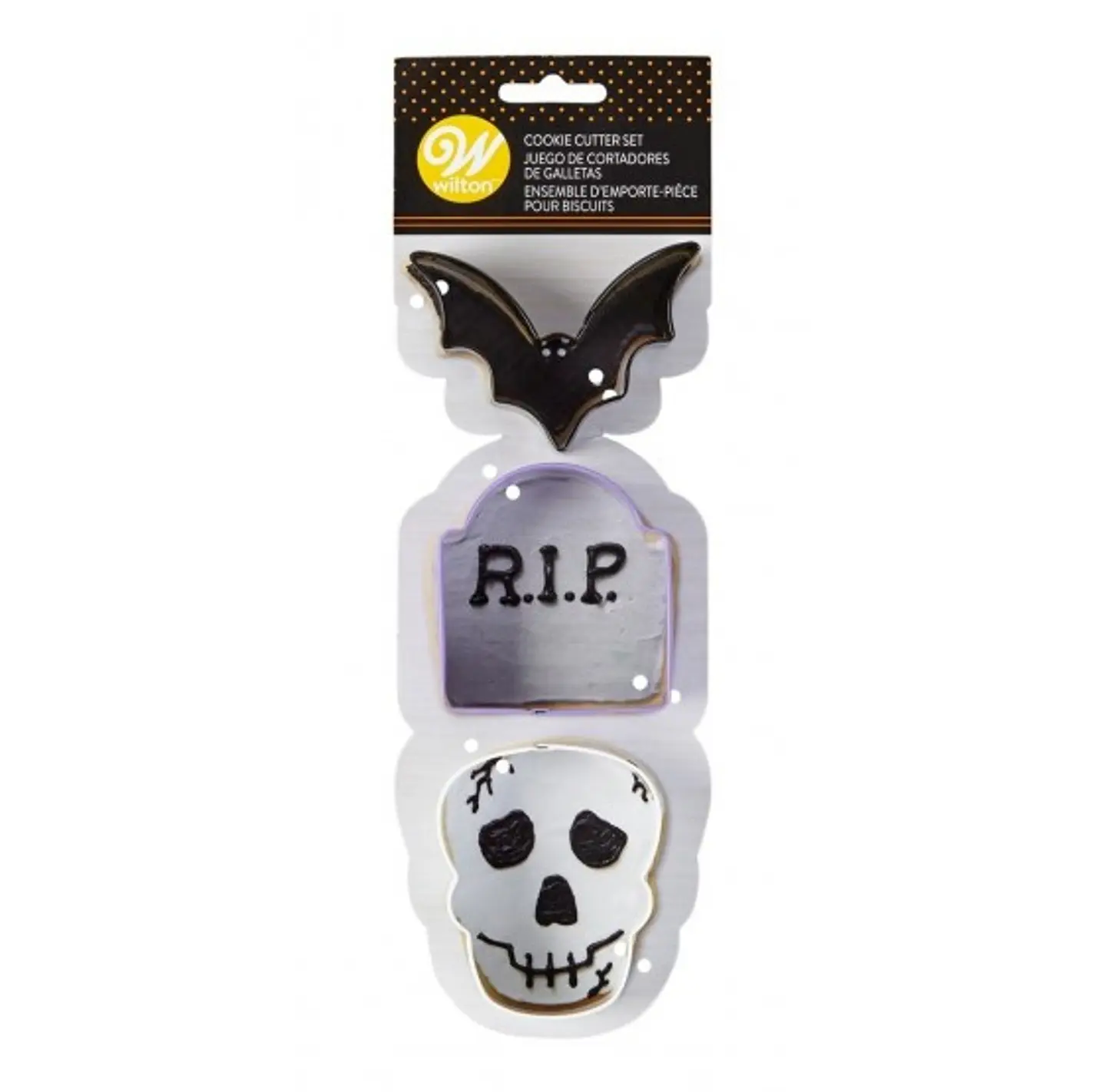  Cortador galleta murcielago lapida  craneo c/3 2308-0-0297 1