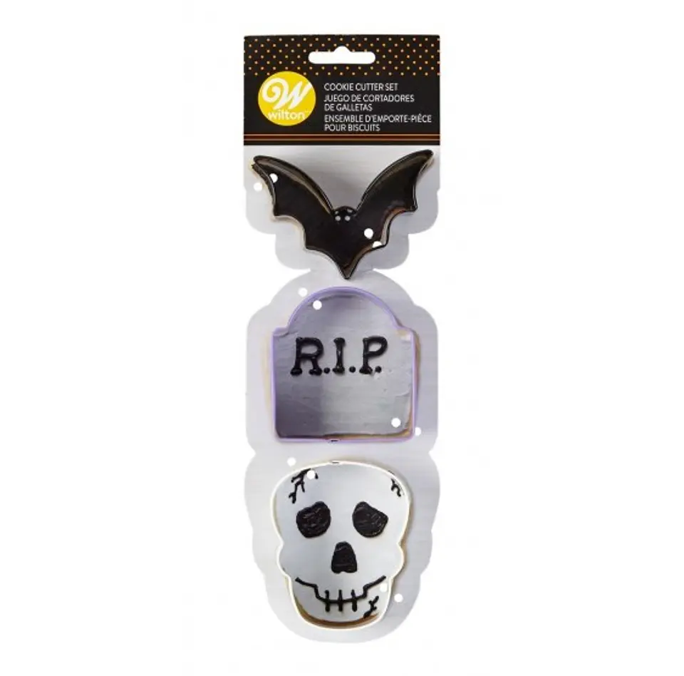  Cortador galleta murcielago lapida  craneo c/3 2308-0-0297 1