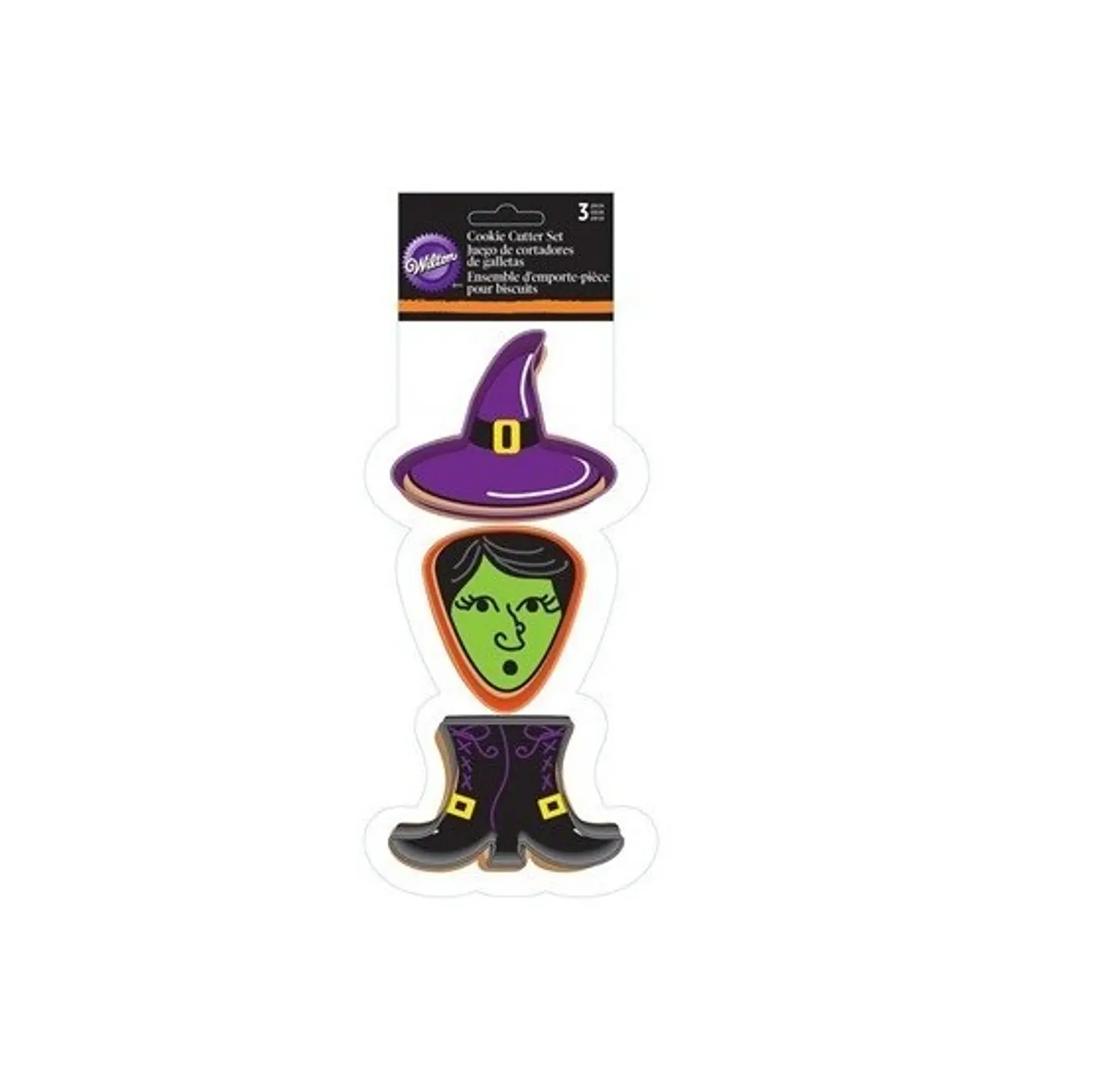  Juego cortador bruja sombrero botas metal c/3 2308-2012 1