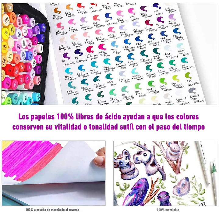 SKETCHBOOK  PARA MARCADORES DE ALCOHOL OHUHU  (L) 6