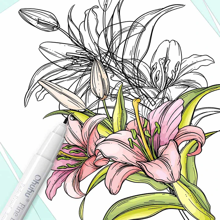  8 TIRALÍNEAS PARA DIBUJO OHUHU 7