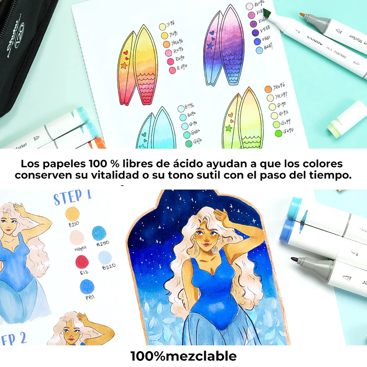 SKETCHBOOK ANILLADO DOBLE CARA OHUHU 60 9