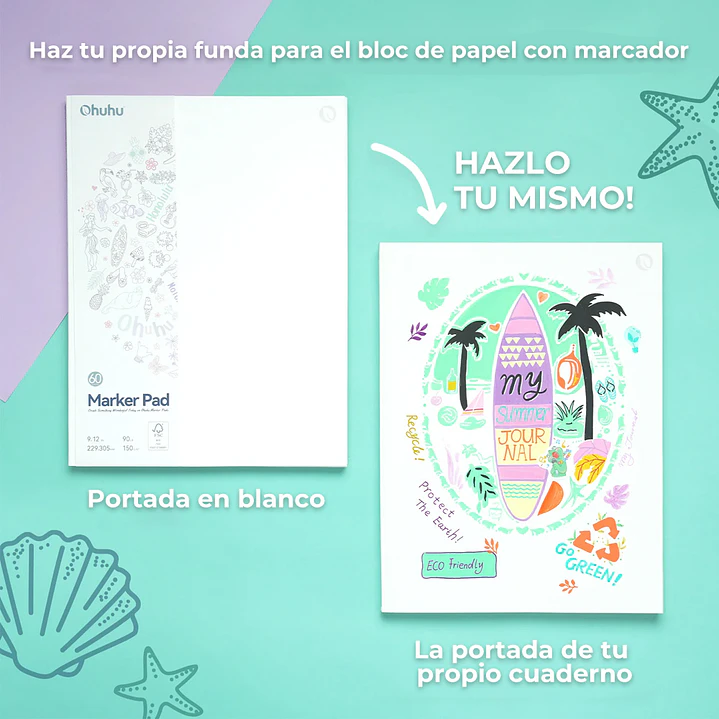 SKETCHBOOK BLOCK DOBLE CARA OHUHU  5