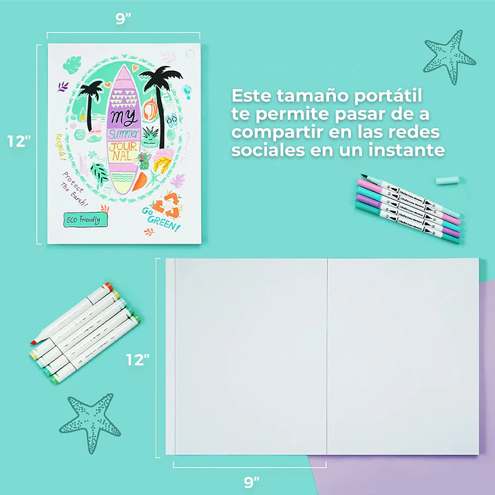 SKETCHBOOK BLOCK DOBLE CARA OHUHU  3