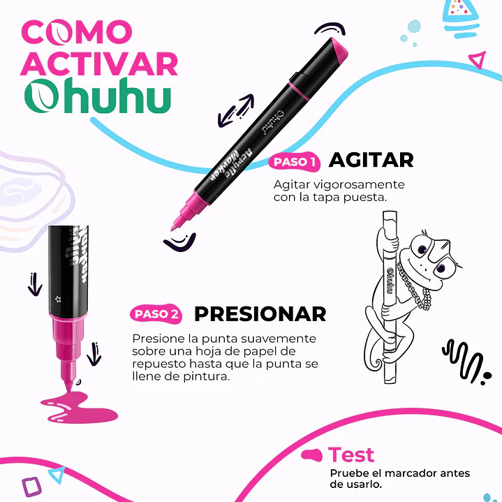 KAKAAKO ESTUCHE 30 MARCADORES ACRÍLICOS OHUHU  7