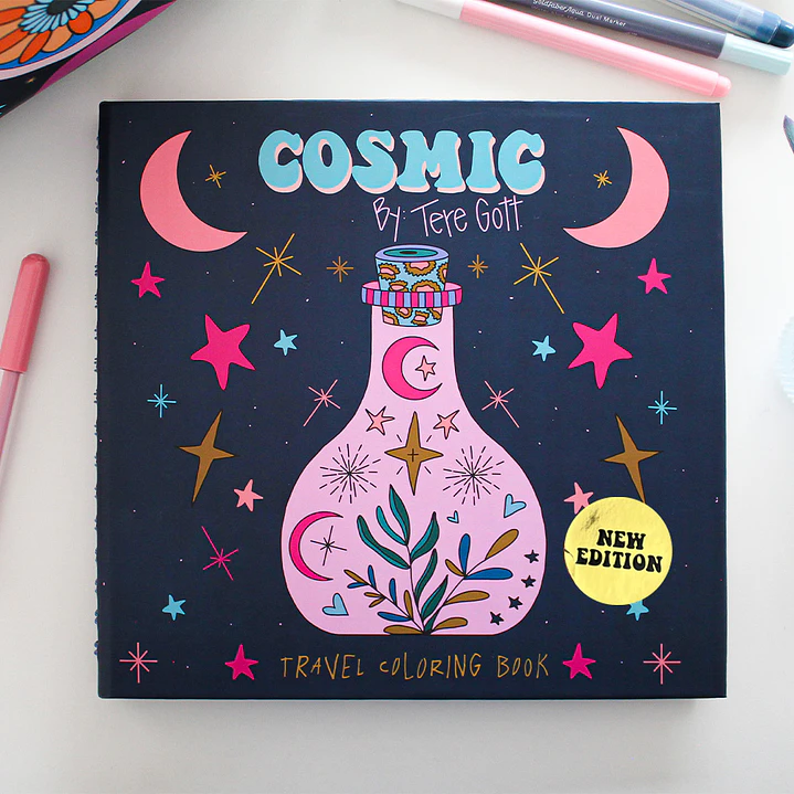 LIBRO PARA COLOREAR COSMIC 1
