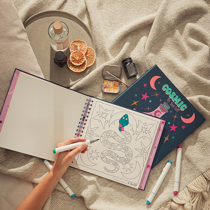 LIBRO PARA COLOREAR COSMIC 4