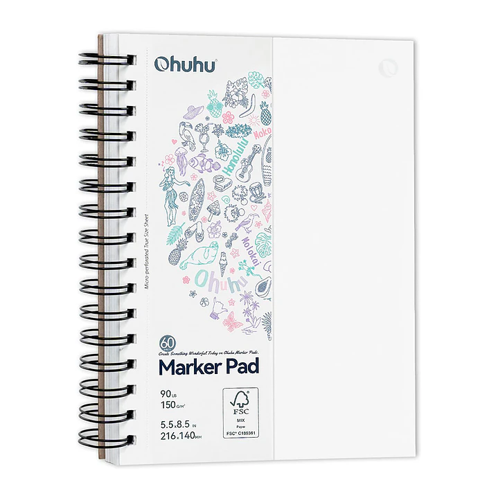 SKETCHBOOK ANILLADO DOBLE CARA OHUHU M 1