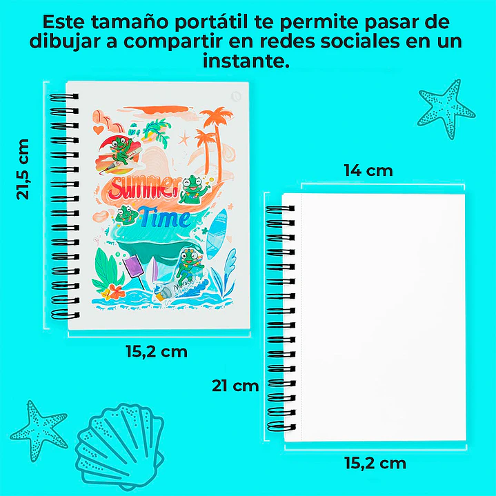 SKETCHBOOK ANILLADO DOBLE CARA OHUHU M 5