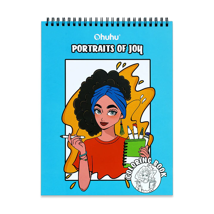  Libro para Colorear  Portraits of Joy Ohuhu 1