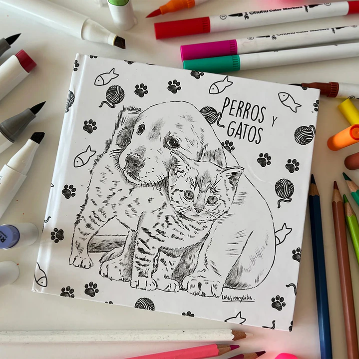 LIBRO PERROS Y GATOS POR CATA FUENZALIDA 1