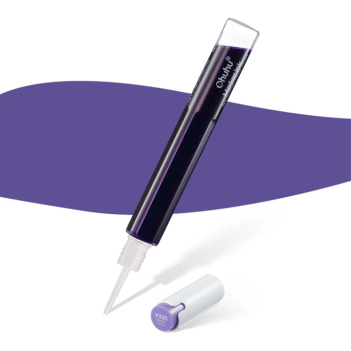 Gentian Violet Recarga de tinta base alcohol Ohuhu V414/V320 1