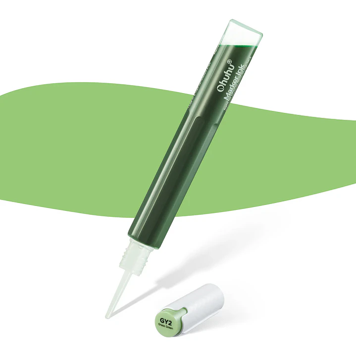 Grass Green Recarga de tinta base alcohol Ohuhu G410/G483/GY2 1