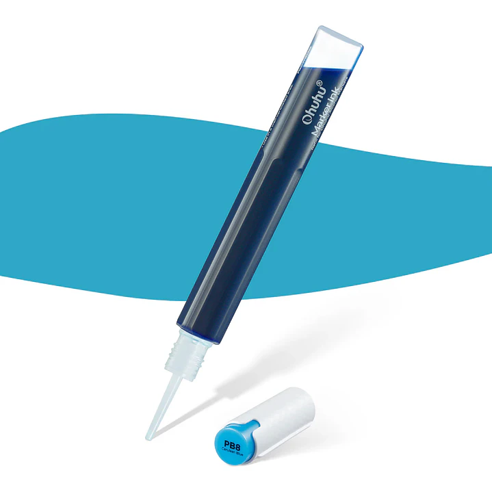 Cerulean Blue Recarga de tinta base alcohol Ohuhu B111/B883/PB8 1